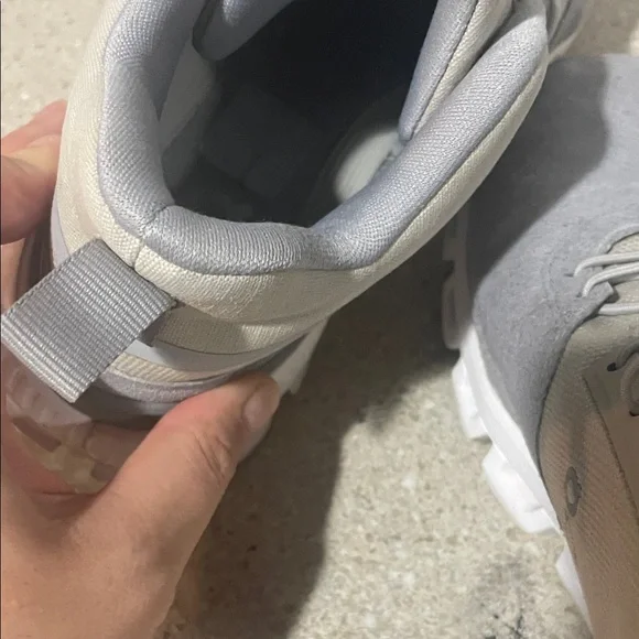 On Running women Gray and White Athletic Shoes - Picture 13 of 15